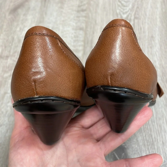 NWOT Sofft Seryn 1018000 Brown Leather Pump Heel 9M - Picture 13 of 15
